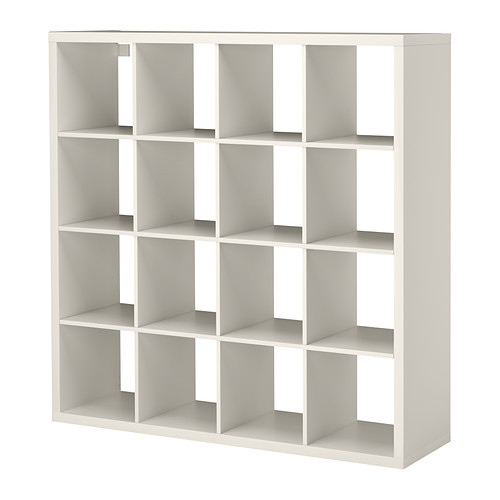 [IKEA] KALLAX Shelving unit, 책장 (화이트, 147x147) 603.518.82