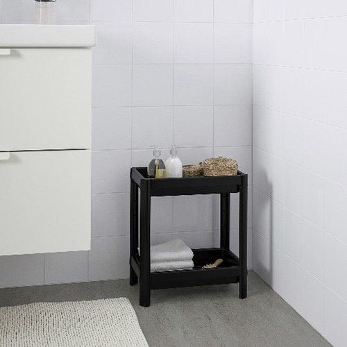 [IKEA] VESKEN 욕실선반/2단선반 (블랙) 504.508.11