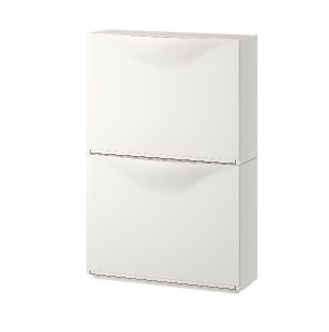 [IKEA] TRONES 2단 신발장 (화이트) 803.973.08