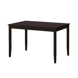 [IKEA] LERHAMN 4인용 테이블 (블랙브라운) 404.442.98