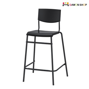 [IKEA] STIG bar stool with backrest / 바의자(63cm,블랙) 104.984.19
