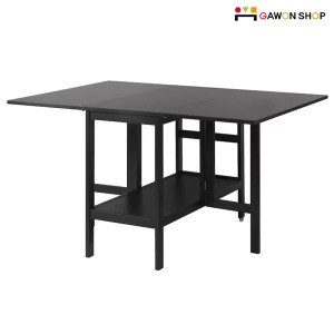 [IKEA] BARSVIKEN 바퀴달린 확장형테이블/식탁 (블랙) 003.341.26