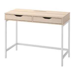 [IKEA] ALEX 서랍달린 책상 (100x48cm)/테이블 (참나무무늬) 904.735.61