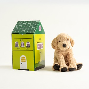 [IKEA] GOSIG GOLDEN 강아지 인형 인 더 하우스/인형+집패키지 에디션