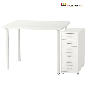 [IKEA] [1+1] 이케아 LINNMON/HELMER 책상과 서랍장세트