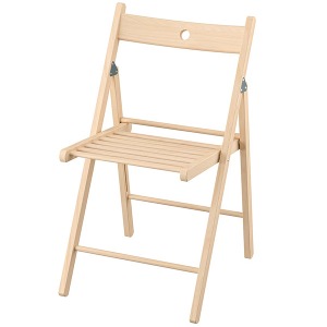 [IKEA] FROSVI 원목 접이식 의자(너도밤나무)/Folding chair, brown 505.343.16