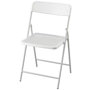 [IKEA] TORPARO 야외 접이식 의자/카페의자 (화이트-그레이) 305.378.96