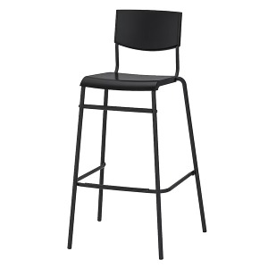 [IKEA] STIG bar stool with backrest / 바의자(74cm,블랙) 504.984.22
