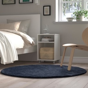 [IKEA] STOENSE 원형 단모러그/카펫 (다크블루) 205.560.17