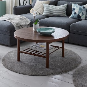 [IKEA] STOENSE 원형 단모러그/카펫 (미디엄그레이) 604.268.30
