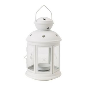 [IKEA] ROTERA lantern for tealight/ 랜턴 (화이트) 901.431.89