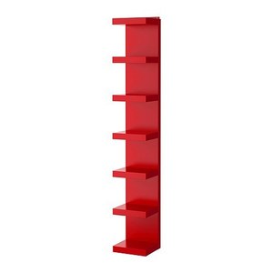 [IKEA] LACK Wall shelf unit / 벽선반 세트 (레드) 701.713.62