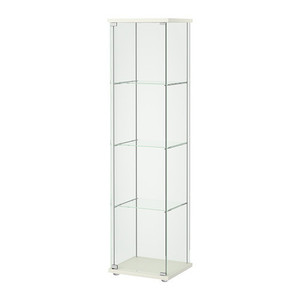[IKEA] DETOLF 강화유리 장식장 (화이트) 203.540.43