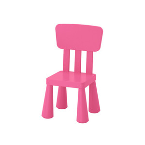 [IKEA] MAMMUT 등받이 의자 (핑크) 603.823.22