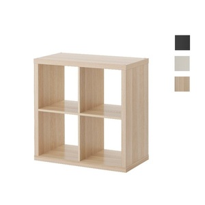 [IKEA] KALLAX Shelving unit 책장 (77x77 cm,화이트스테인 참나무무늬) 903.629.21