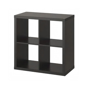 [IKEA] KALLAX Shelving unit 책장 (77x77 cm,블랙브라운) 503.518.92