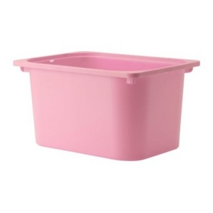 [IKEA] TROFAST 수납함 (23cm,핑크) 601.416.72