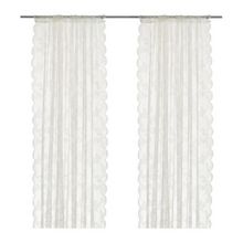 [IKEA] ALVINE SPETS 레이스 커튼 / Net curtains, 1 pair, off-white 401.718.63
