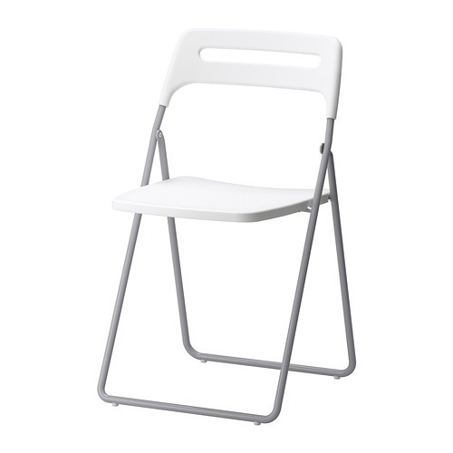 [IKEA] NISSE 접이식 의자 (화이트) 902.823.83