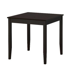 [IKEA] LERHAMN 2인용 테이블 (블랙브라운) 204.442.99