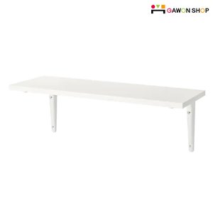 [IKEA] BURHULT/SIBBHULT 벽선반 세트 (화이트) 704.305.20/704.502.40
