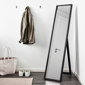 [IKEA] FLAKNAN 전신거울 (30X150cm/블랙) 702.574.31