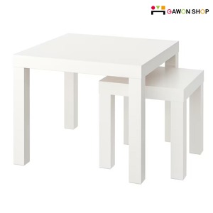 [IKEA] LACK 네스팅 사이드테이블 세트 (화이트) 104.499.09/105.147.92