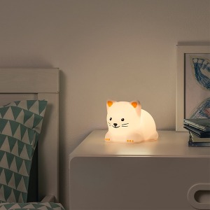 [IKEA] TOVADER 동물 LED 수면등/조명 (고양이) 205.169.22