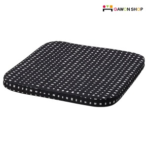 [IKEA] STAGGSTARR 미끄럼방지 사각 방석 (블랙-화이트패턴) 205.303.48