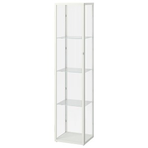 [IKEA] BLALIDEN 유리도어 진열장/강화유리 장식장 (화이트) 405.012.60