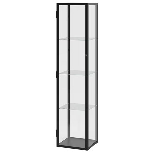 [IKEA] BLALIDEN 유리도어 진열장/강화유리 장식장 (블랙) 805.205.20