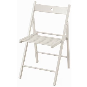 [IKEA] FROSVI 원목 접이식 의자(화이트)/Folding chair, brown 605.343.30