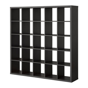 [IKEA] KALLAX Shelving unit/책장(182x182, 블랙브라운) 303.535.85