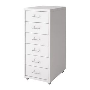 [IKEA] HELMER drawer unit/ 철제 서랍 수납장 (28*43*69, 화이트)902.510.46