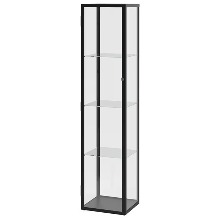 [IKEA] BLALIDEN 유리도어 진열장/강화유리 장식장 (블랙) 805.205.20